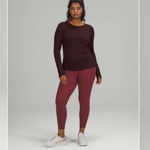 Lululemon Base Pace High-Rise Running Tight 25" | Mulled Wine | 4